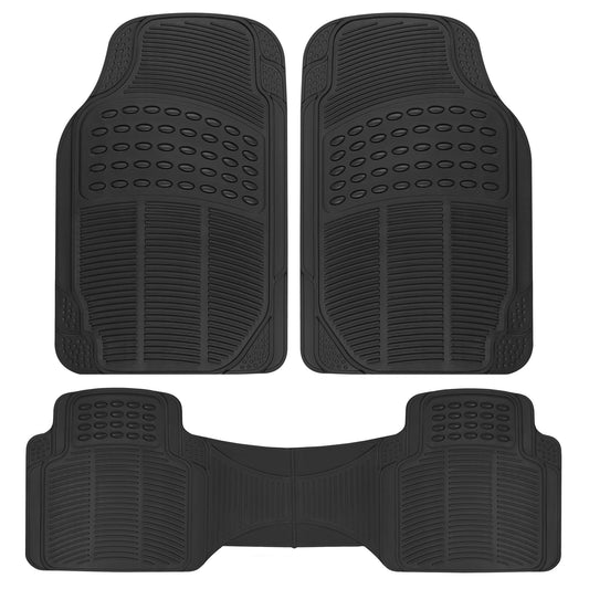 BDK ProLiner Heavy Duty Rubber Floor Mats – Black